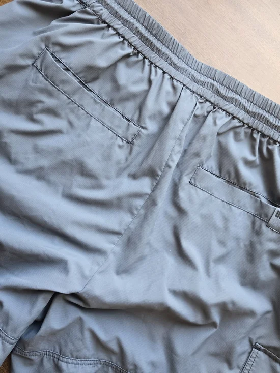 UGG Gray Cargo Pants Large Elastic Waist Lightweight Utility Streetwear - Picture 4 of 7